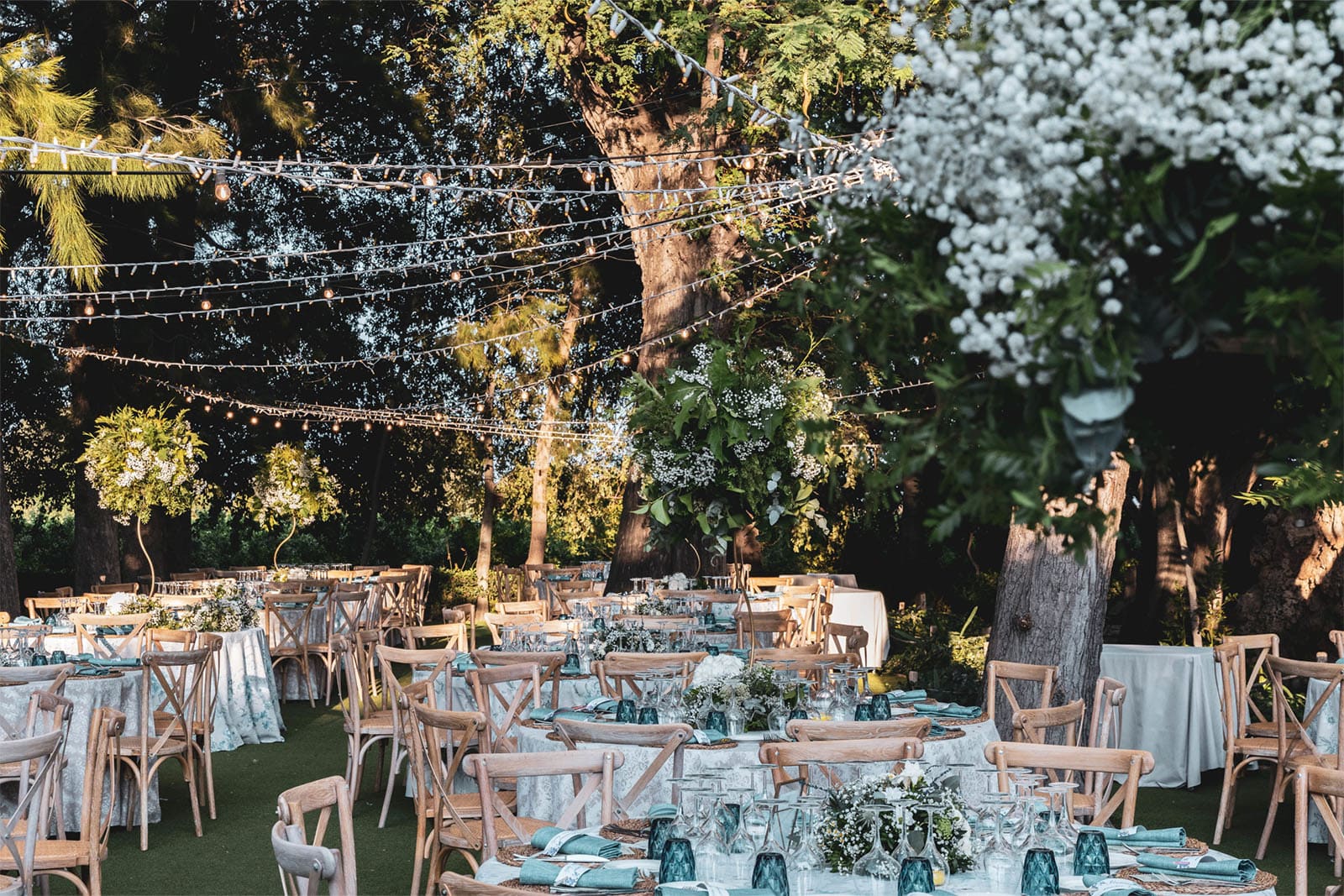 Villa Delia - Banquete en los jardines